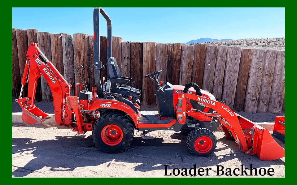 Equipment Rentals Loader Backhoe Lincoln County Services LCServices.net