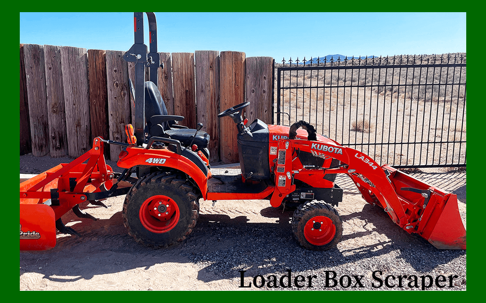 Equipment Rentals Loader Box Scraper Lincoln County Services LCServices.net