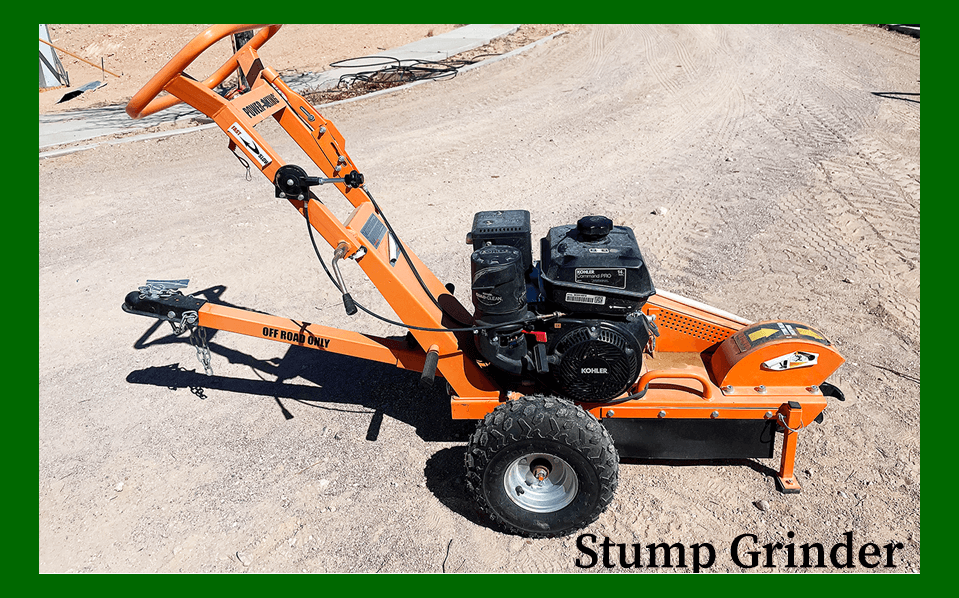 Equipment Rentals Stump Grinder Lincoln County Services LCServices.net