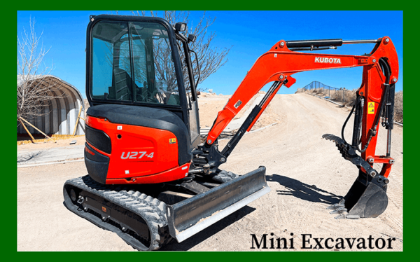 Mini Excavator - Kubota U27-4